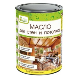 Масло для стен и потолков «Масло & Дерево»